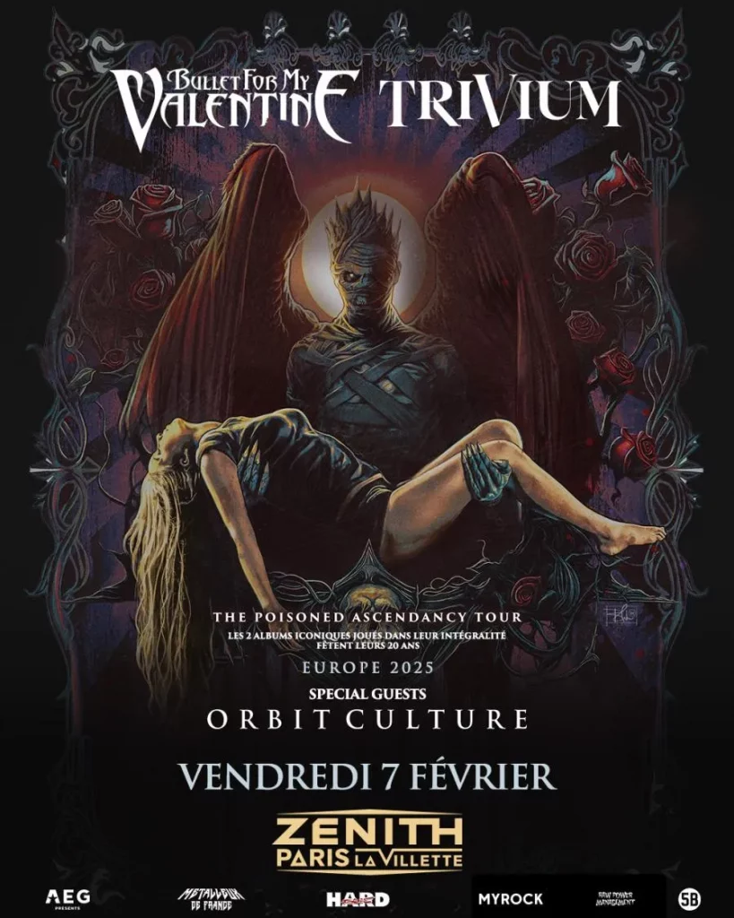 BULLET FOR MY VALENTINE + TRIVIUM PARIS 2025