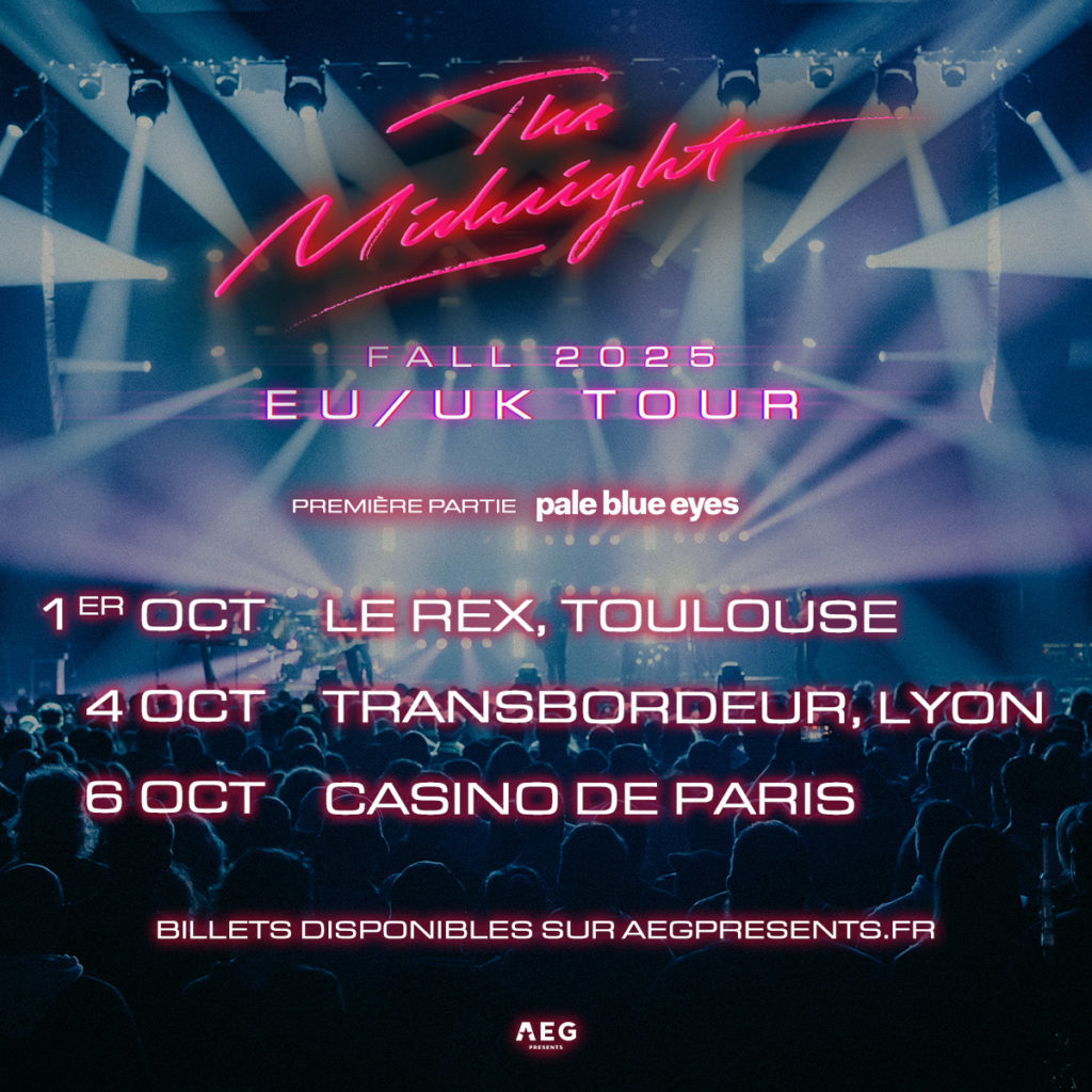 The Midnight - tournee FR - Octobre 2025