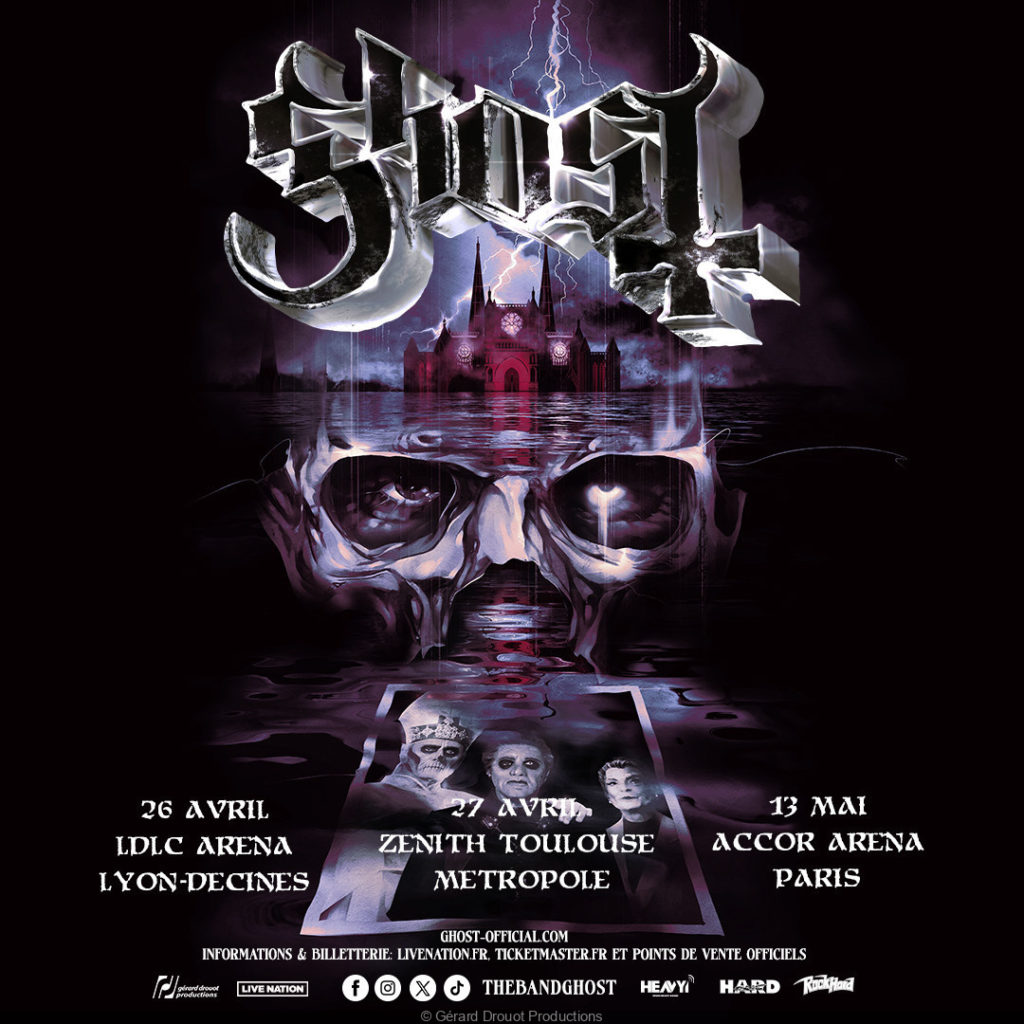 ghost concert paris accor arena lyon ldlc arena toulouse zénith de toulouse