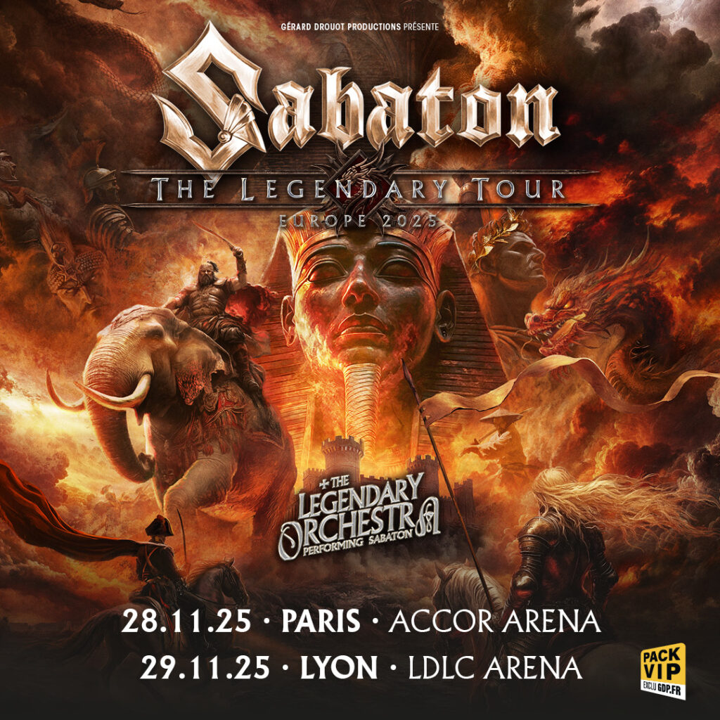 sabaton concert paris accor arena ldlc arena lyon