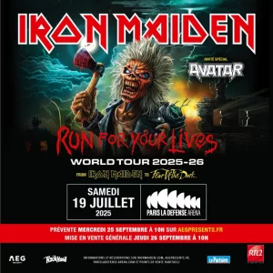 IRON MAIDEN PARIS LA DÉFENSE ARENA